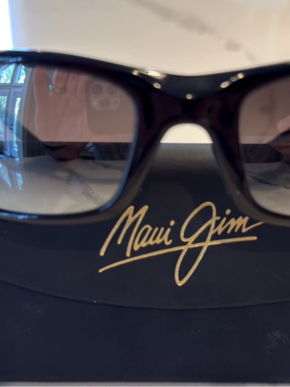 Maui Jim Black Sunglasses with Gray Lenses